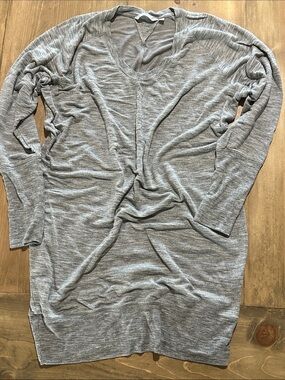 Athleta Heather Gray Long Sleeve Dress